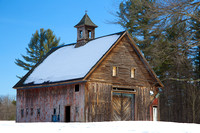 Country Barn on a bluebird day