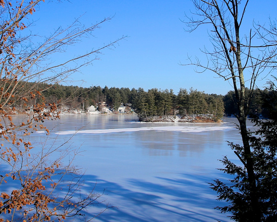Ice on Glen Lake